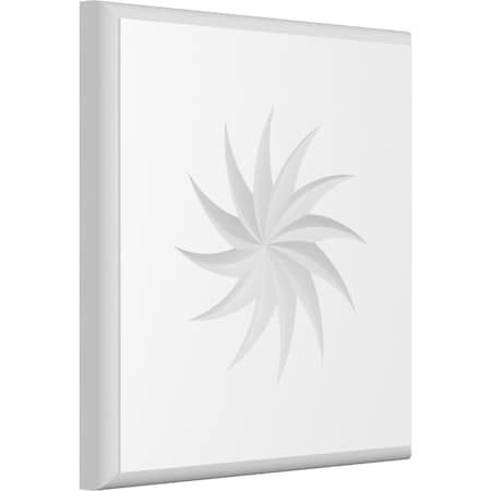 Ekena Millwork Standard Sedgwick Spiral Rosette With Rounded Edge, 6"W x 6"H x 1/2"P ROSP060X060X050SDG14